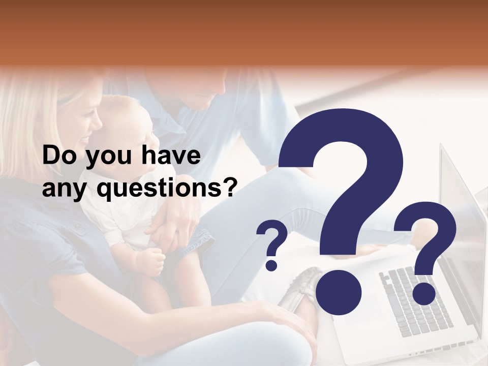 Portrait Cute Children PowerPoint Template