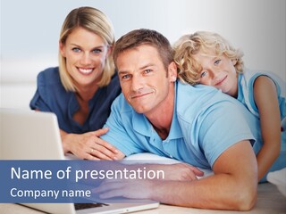 Portable Beautiful People PowerPoint Template