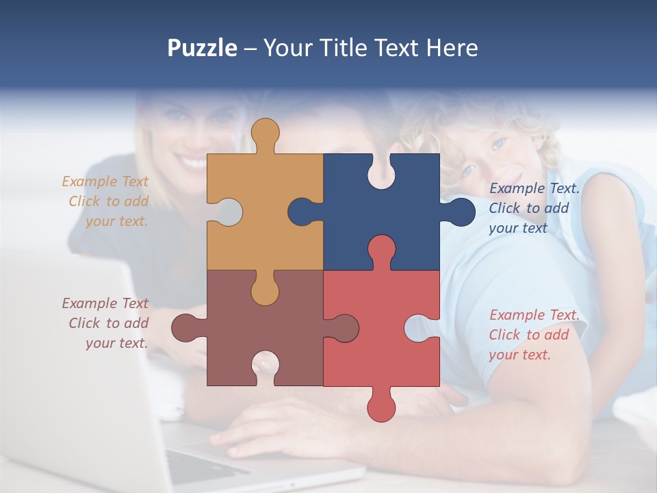 Portable Beautiful People PowerPoint Template