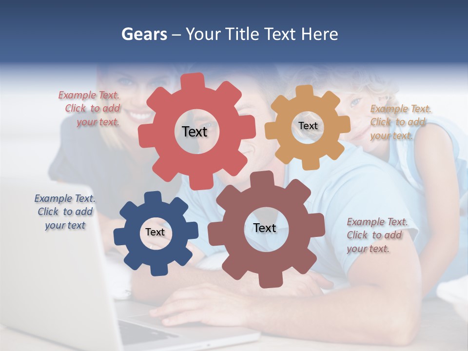 Portable Beautiful People PowerPoint Template