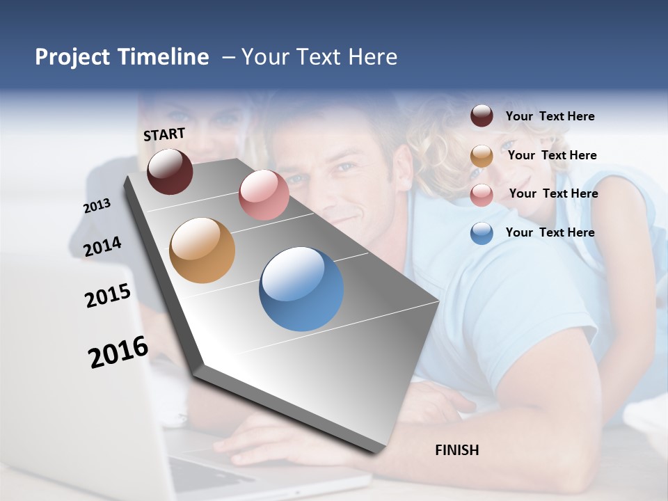 Portable Beautiful People PowerPoint Template