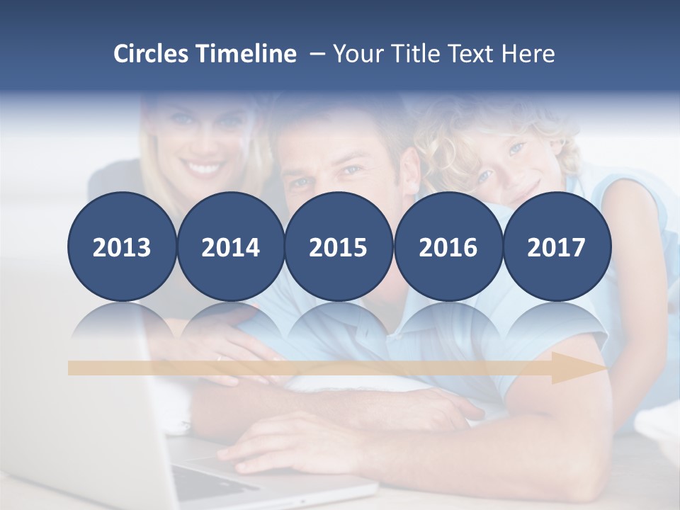 Portable Beautiful People PowerPoint Template