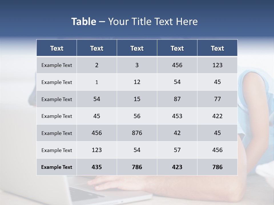 Portable Beautiful People PowerPoint Template