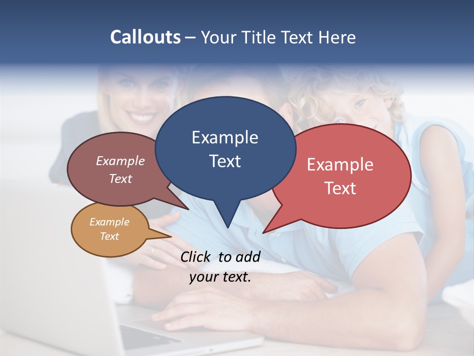 Portable Beautiful People PowerPoint Template