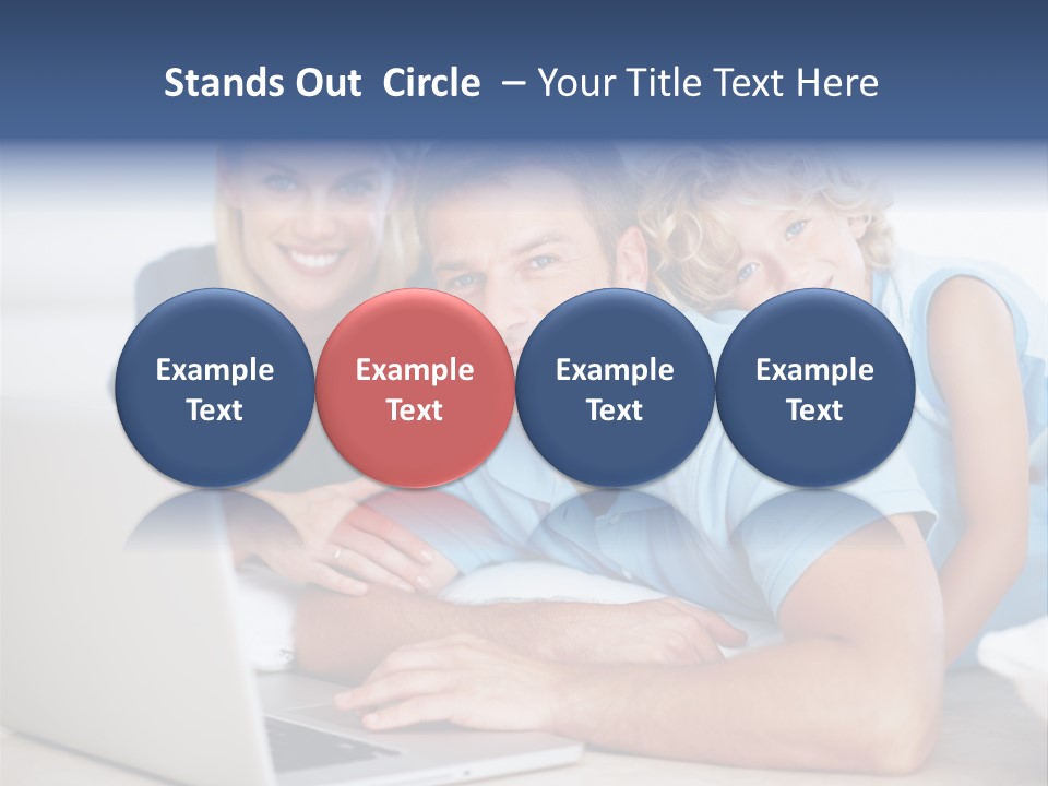 Portable Beautiful People PowerPoint Template