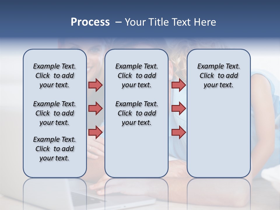 Portable Beautiful People PowerPoint Template