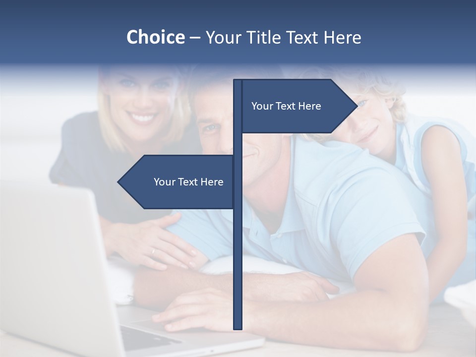 Portable Beautiful People PowerPoint Template