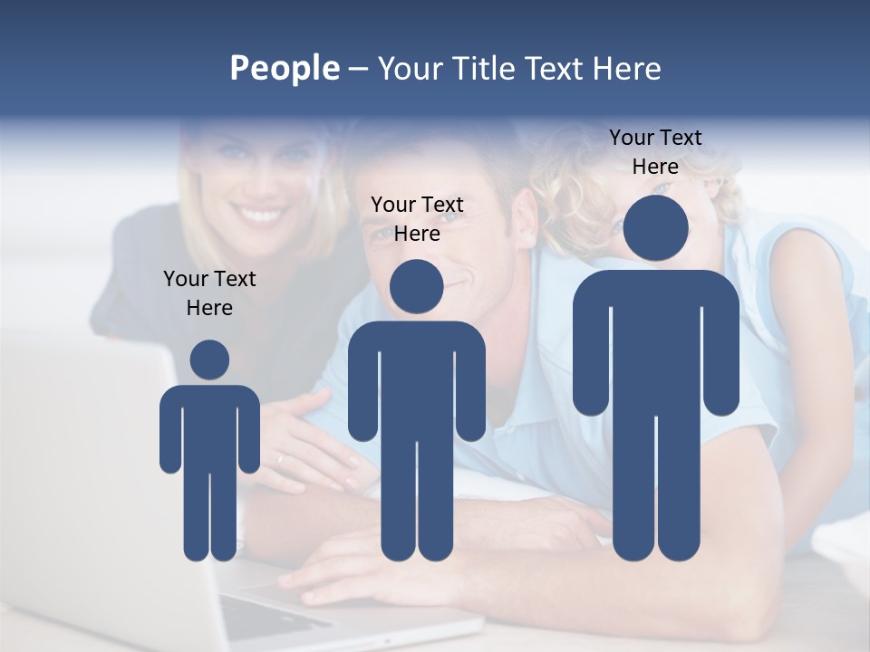 Portable Beautiful People PowerPoint Template