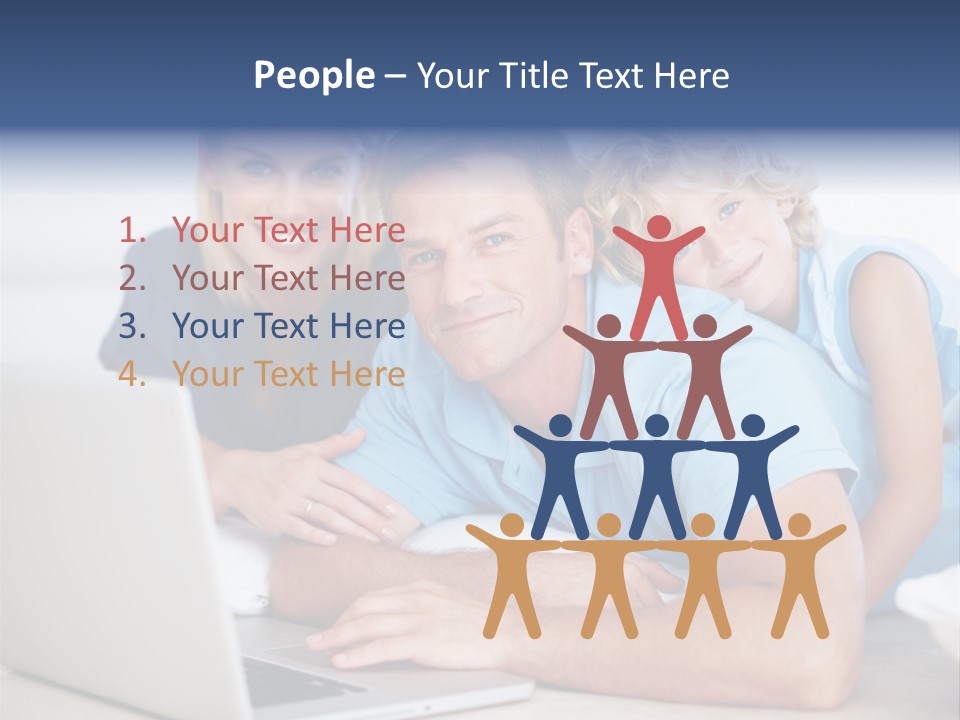 Portable Beautiful People PowerPoint Template