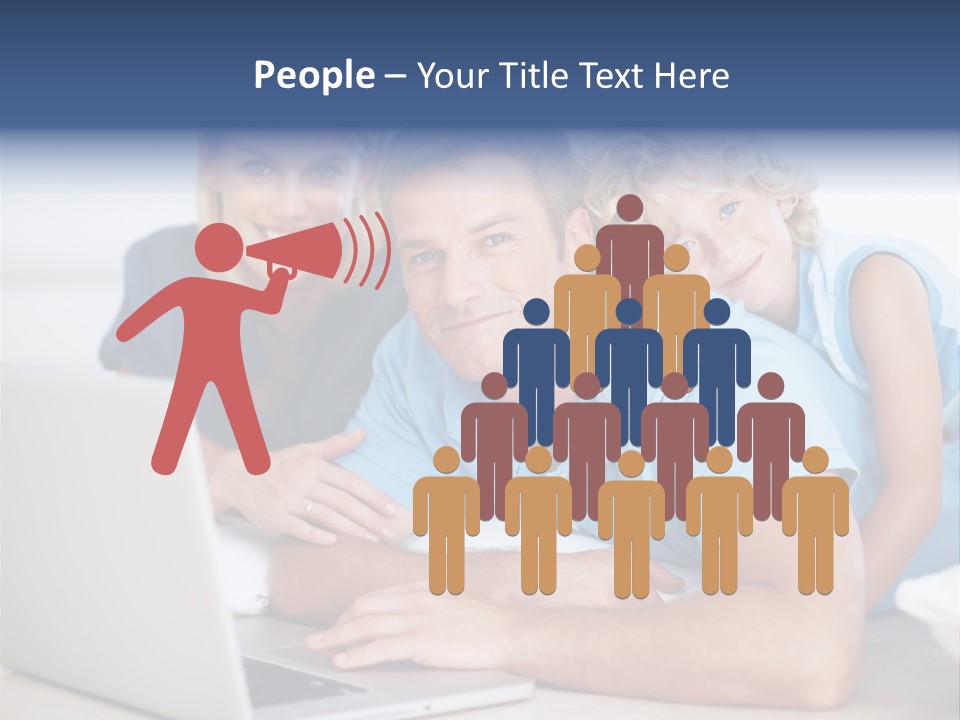 Portable Beautiful People PowerPoint Template