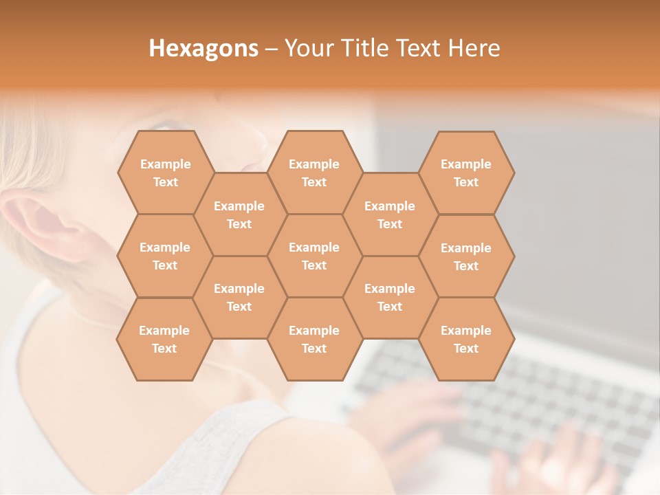 Portrait Confident Relaxed PowerPoint Template