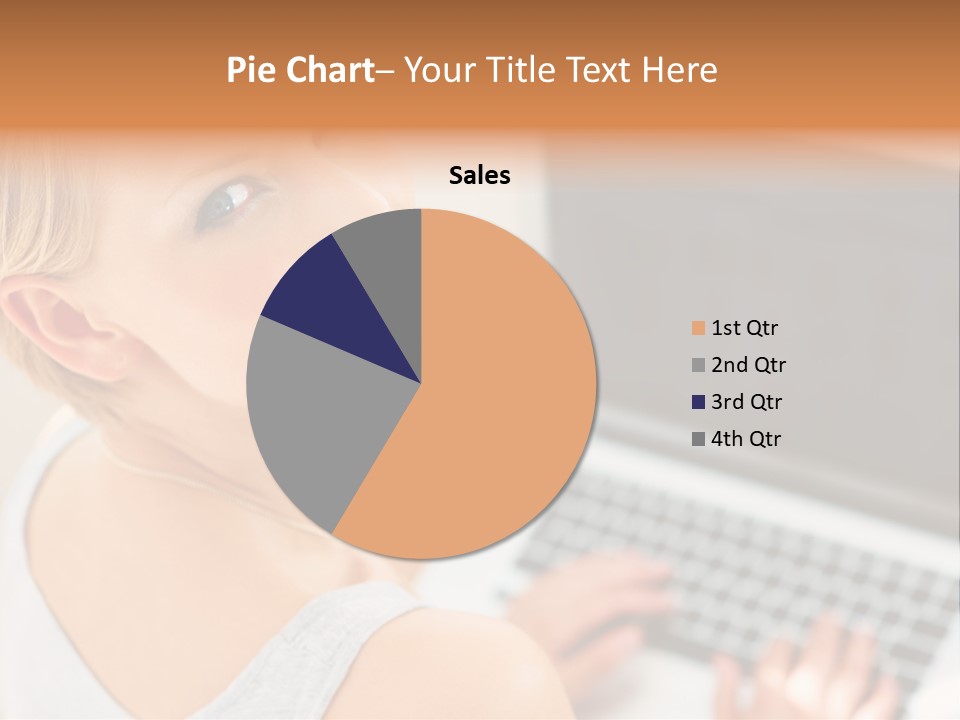 Portrait Confident Relaxed PowerPoint Template