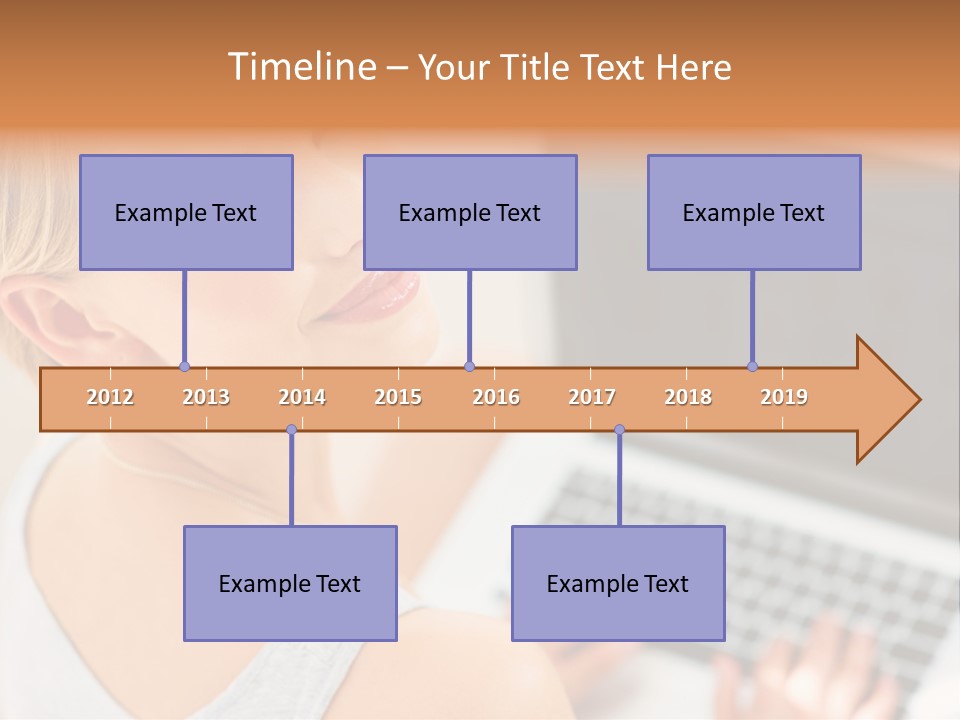 Portrait Confident Relaxed PowerPoint Template
