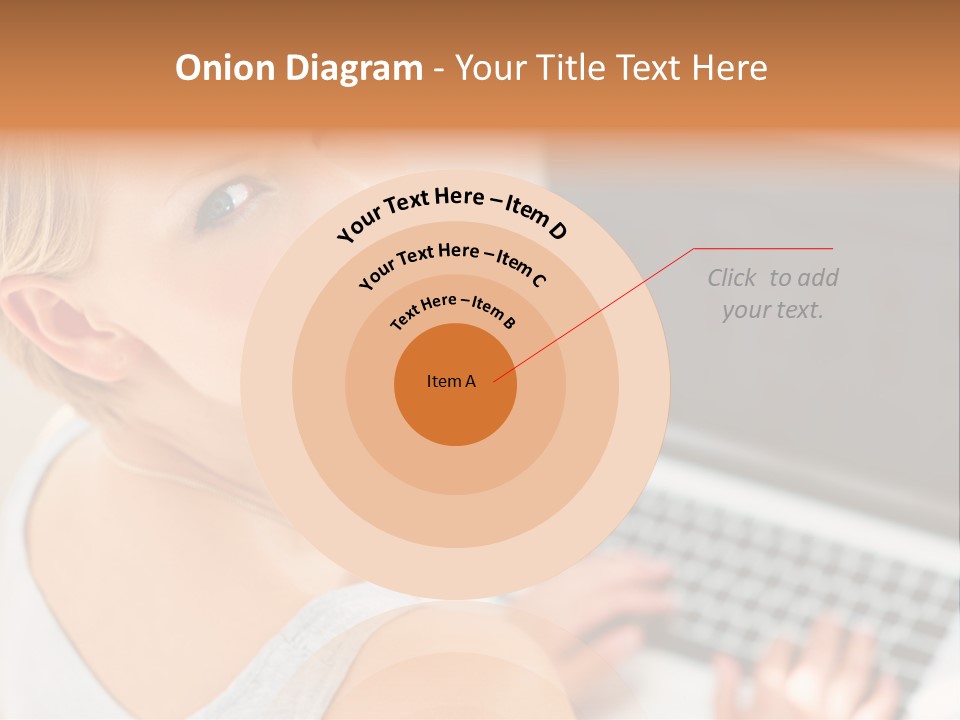 Portrait Confident Relaxed PowerPoint Template