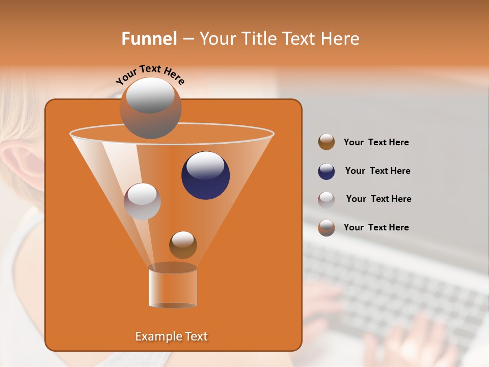 Portrait Confident Relaxed PowerPoint Template