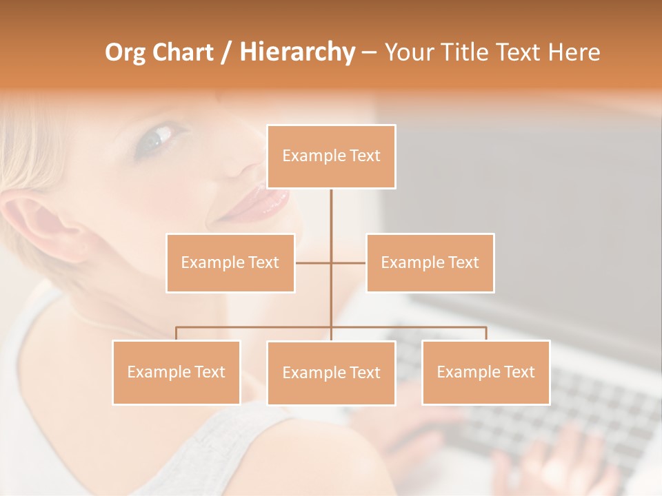 Portrait Confident Relaxed PowerPoint Template