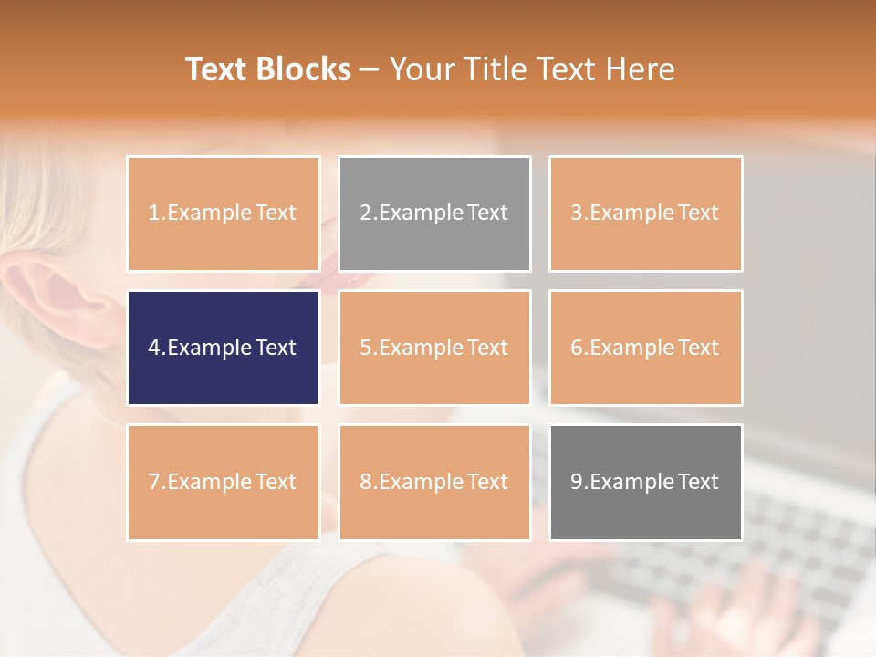 Portrait Confident Relaxed PowerPoint Template