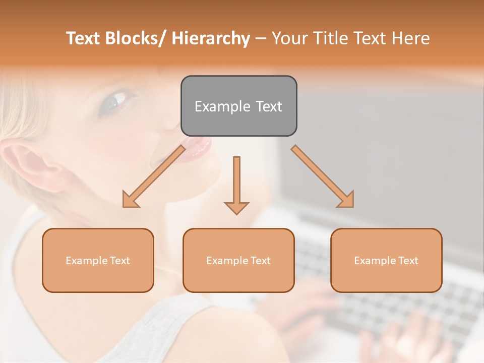 Portrait Confident Relaxed PowerPoint Template