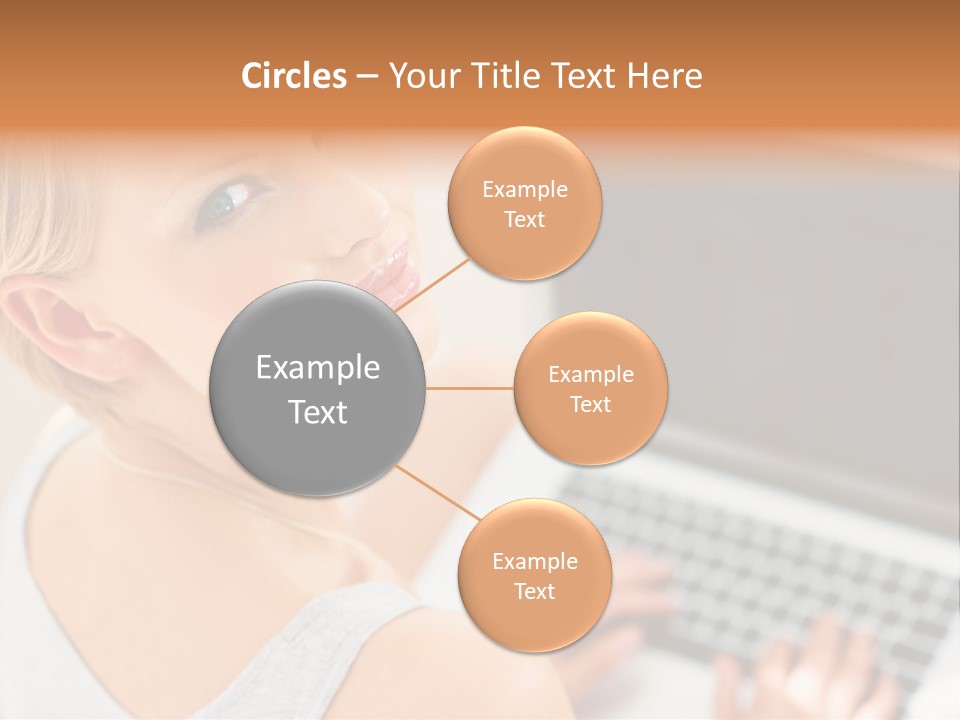 Portrait Confident Relaxed PowerPoint Template