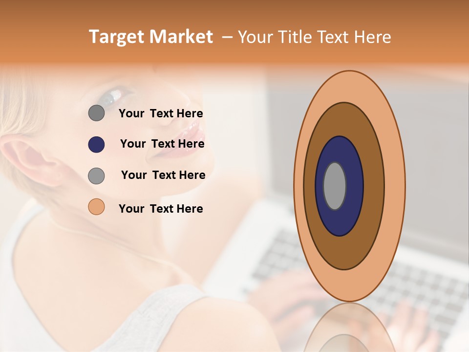 Portrait Confident Relaxed PowerPoint Template