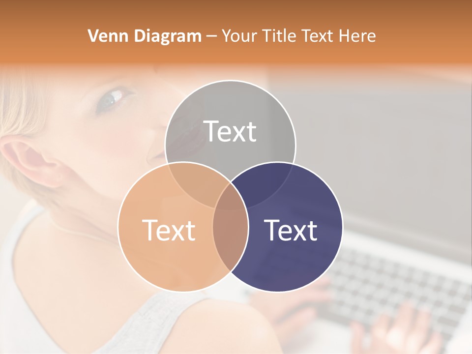 Portrait Confident Relaxed PowerPoint Template