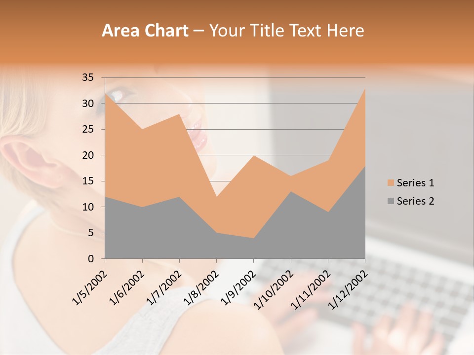 Portrait Confident Relaxed PowerPoint Template