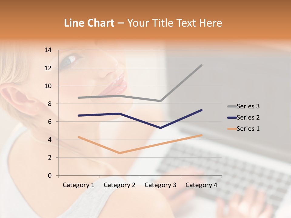 Portrait Confident Relaxed PowerPoint Template