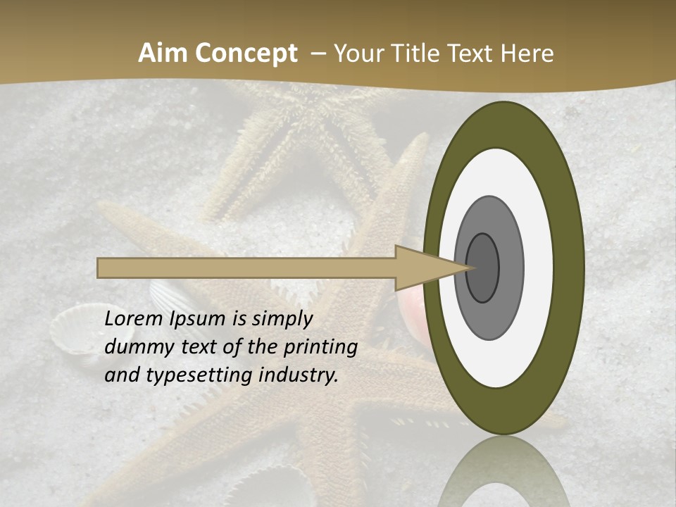 Shells Ocean Marine PowerPoint Template