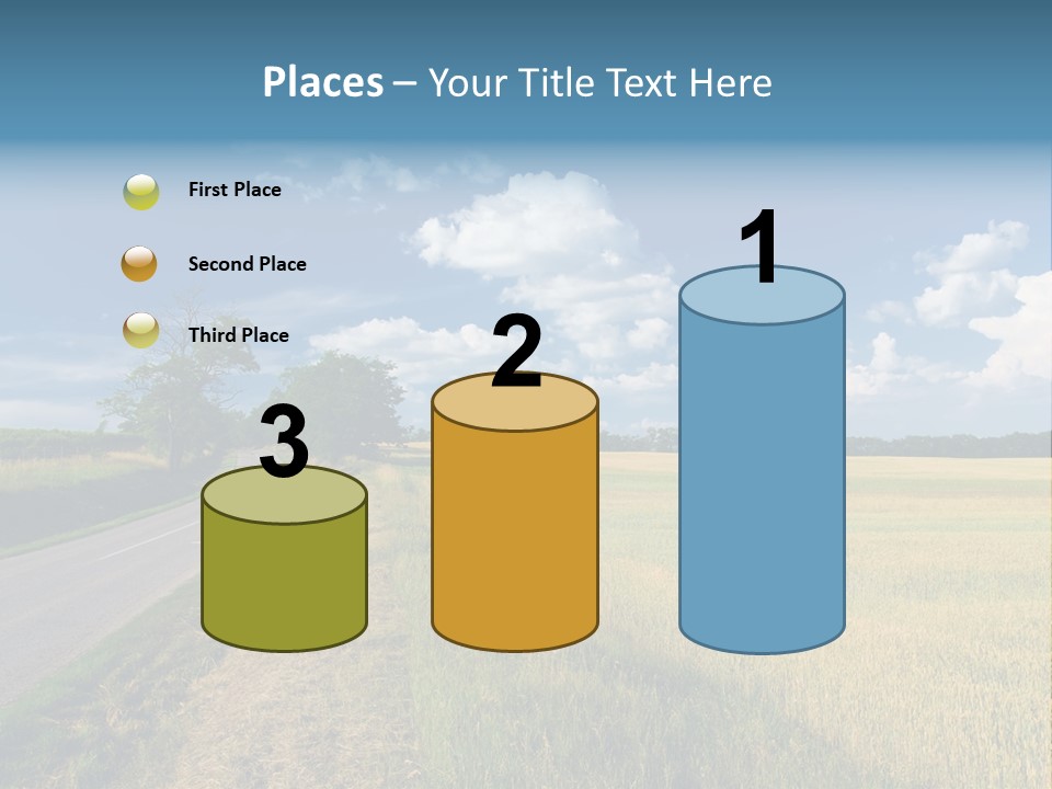 Landscape Outdoor Color PowerPoint Template