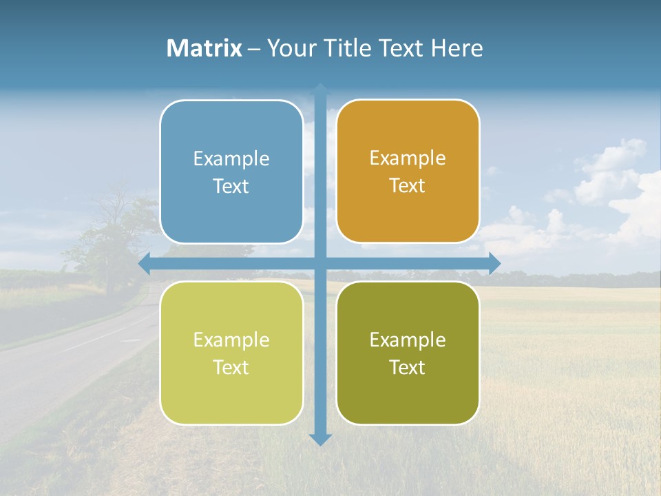 Landscape Outdoor Color PowerPoint Template