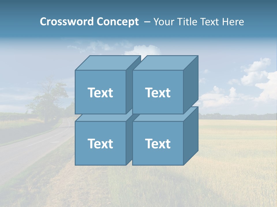 Landscape Outdoor Color PowerPoint Template