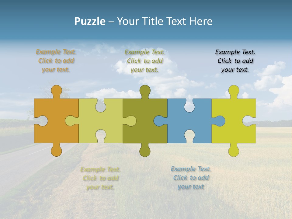 Landscape Outdoor Color PowerPoint Template