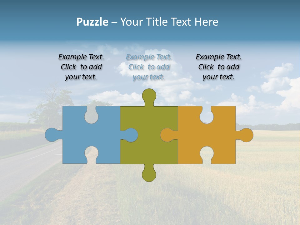 Landscape Outdoor Color PowerPoint Template