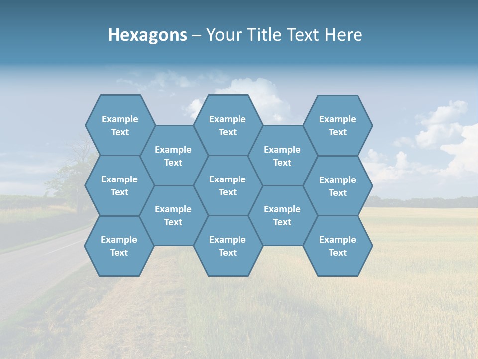 Landscape Outdoor Color PowerPoint Template