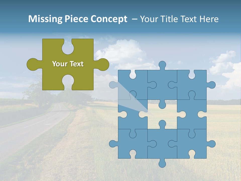 Landscape Outdoor Color PowerPoint Template