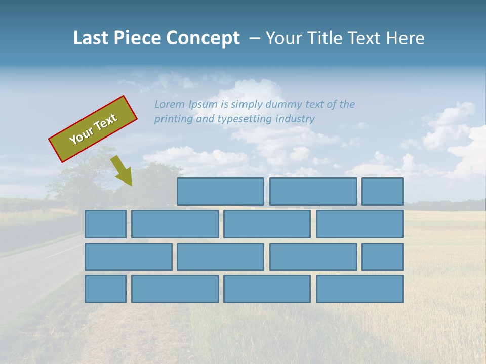 Landscape Outdoor Color PowerPoint Template