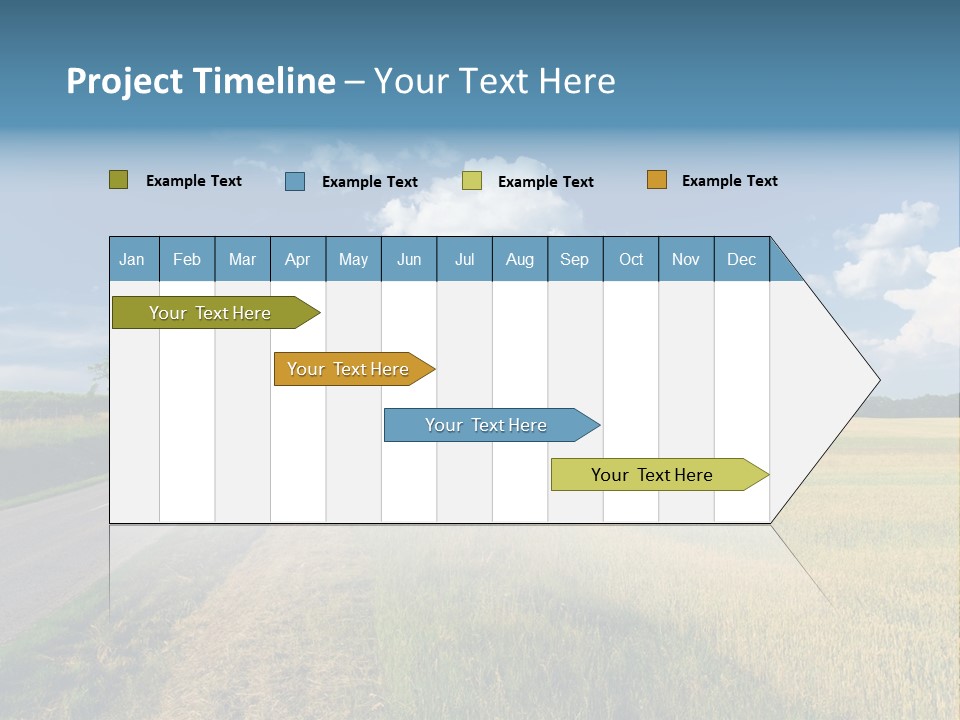 Landscape Outdoor Color PowerPoint Template
