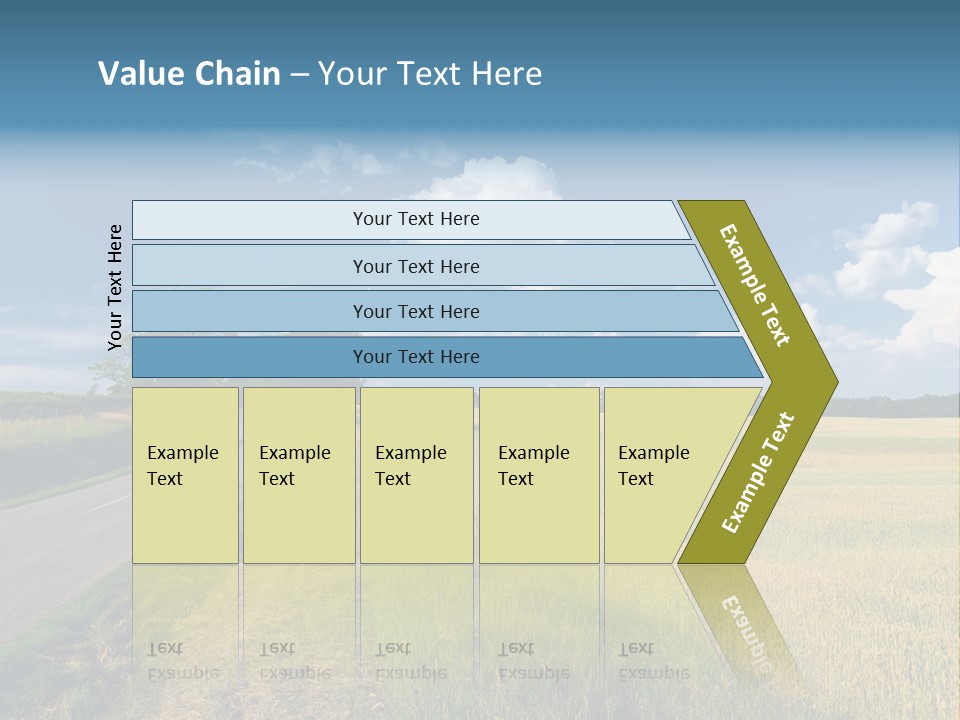 Landscape Outdoor Color PowerPoint Template