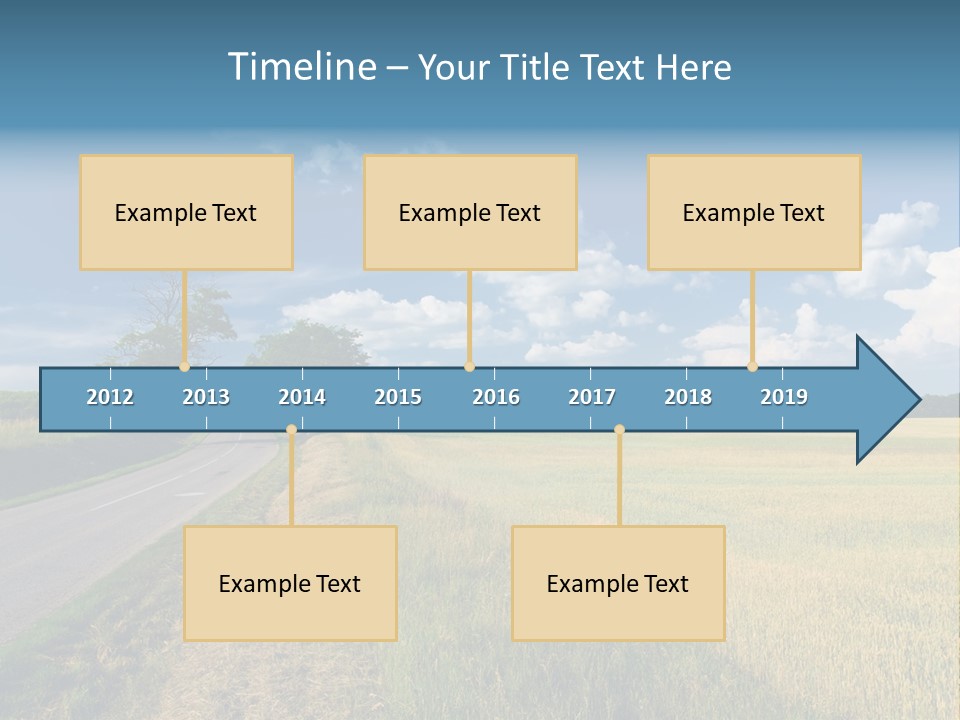 Landscape Outdoor Color PowerPoint Template