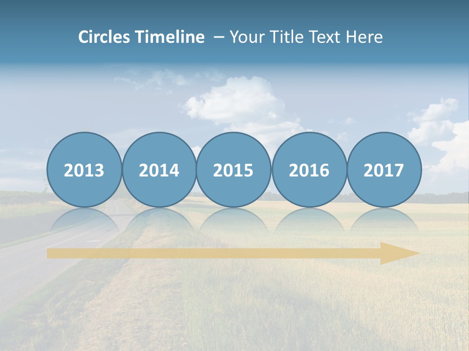 Landscape Outdoor Color PowerPoint Template