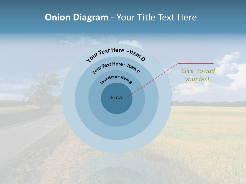 Landscape Outdoor Color PowerPoint Template