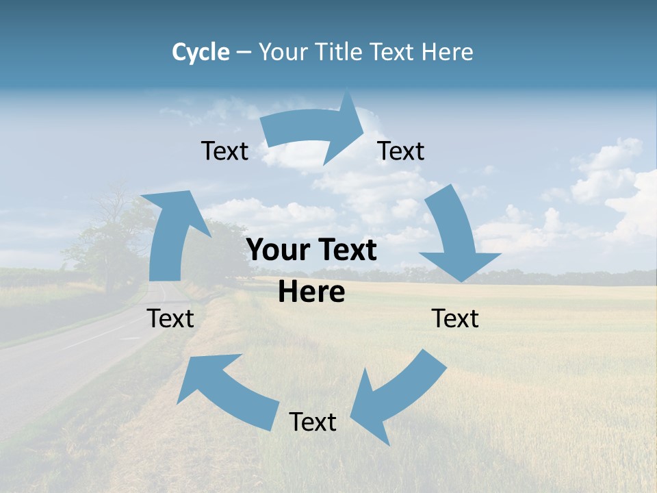 Landscape Outdoor Color PowerPoint Template