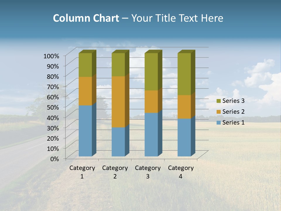Landscape Outdoor Color PowerPoint Template