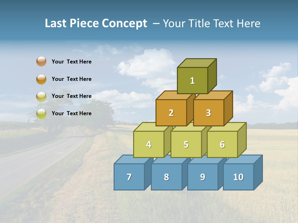 Landscape Outdoor Color PowerPoint Template