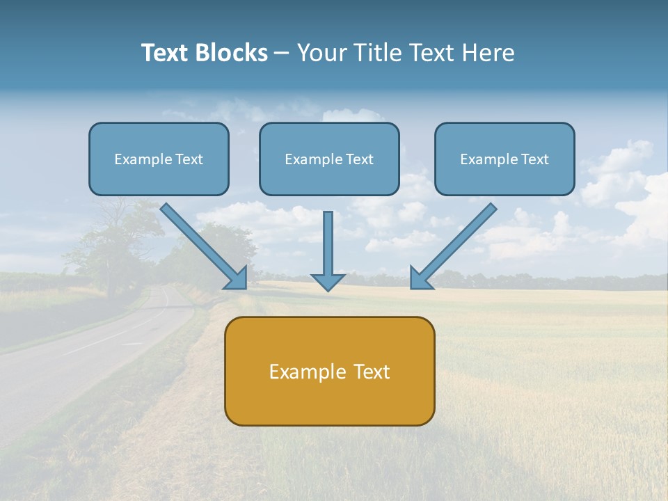 Landscape Outdoor Color PowerPoint Template