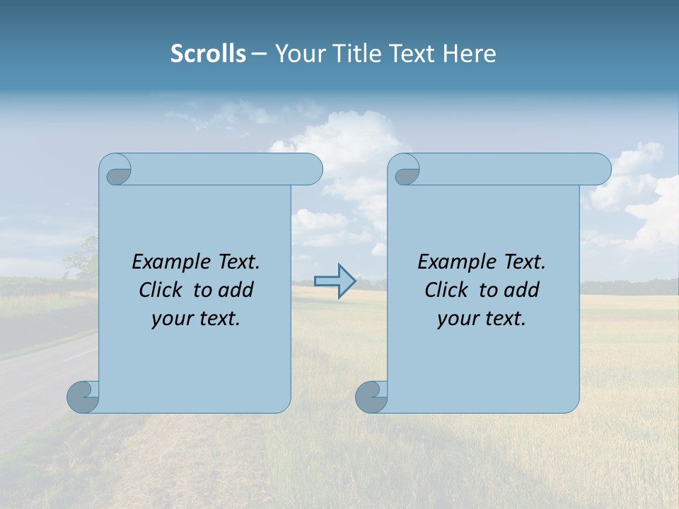 Landscape Outdoor Color PowerPoint Template