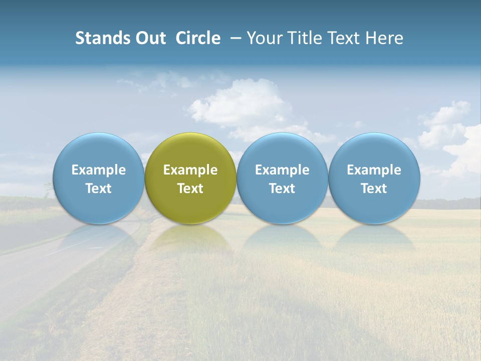 Landscape Outdoor Color PowerPoint Template