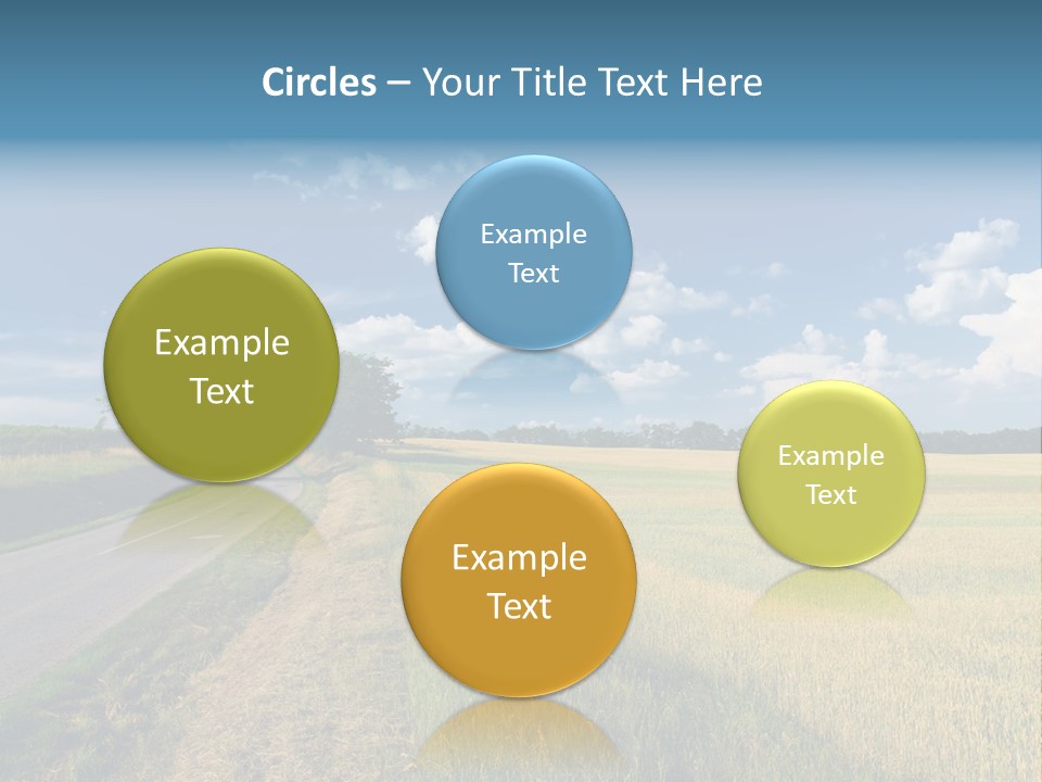 Landscape Outdoor Color PowerPoint Template