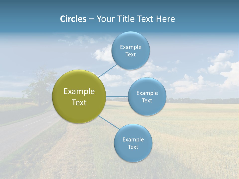 Landscape Outdoor Color PowerPoint Template