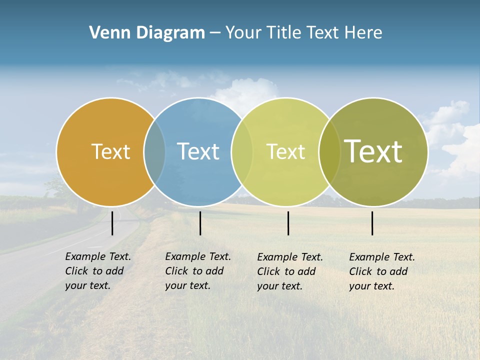 Landscape Outdoor Color PowerPoint Template
